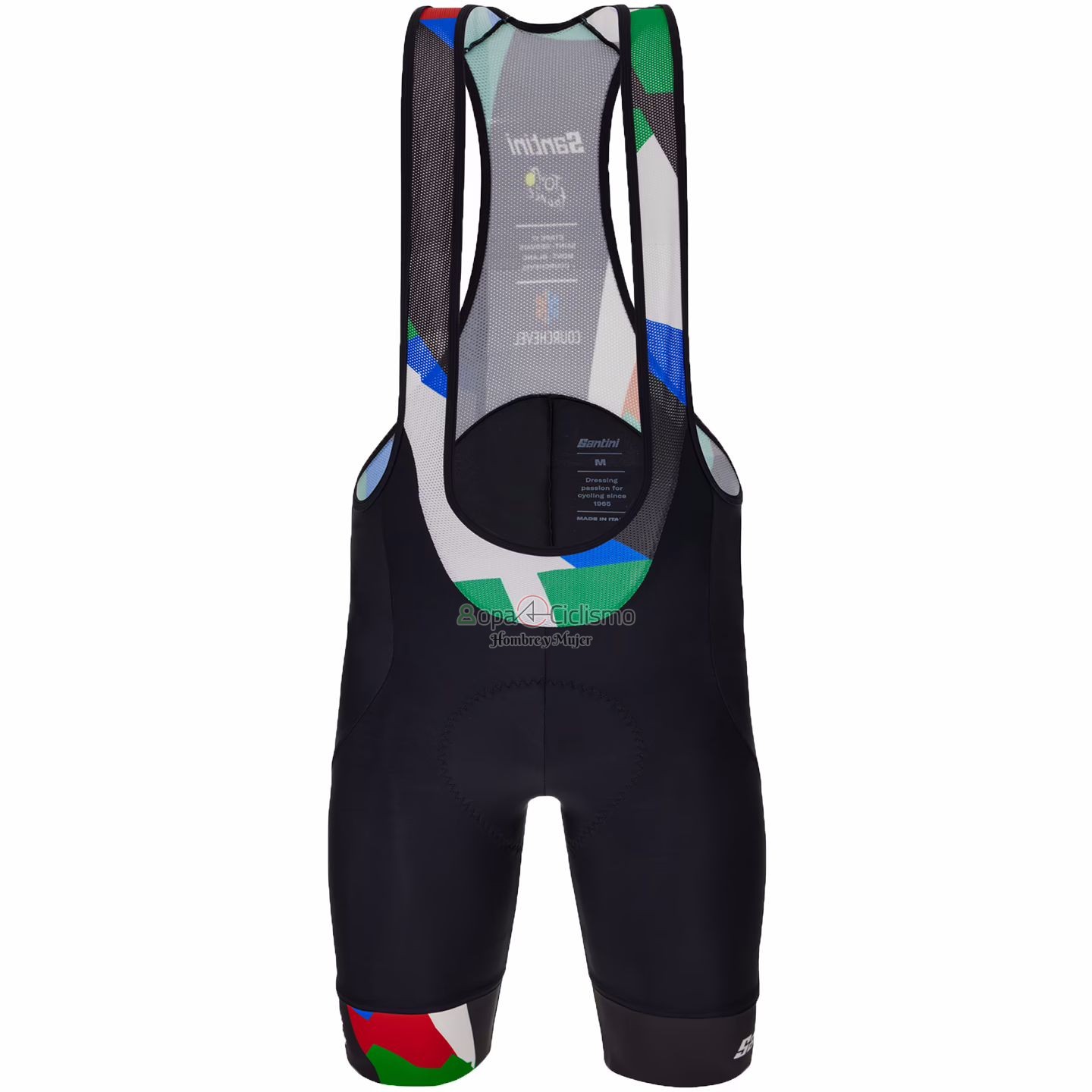 Tour DE Francia Ropa Ciclismo Culotte Corto 2023 Hombre Mangas Cortas Negro Azul